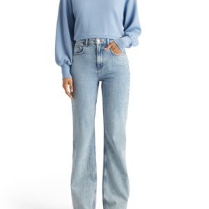 Scotch & Soda Light Blue Wide Leg Jeans